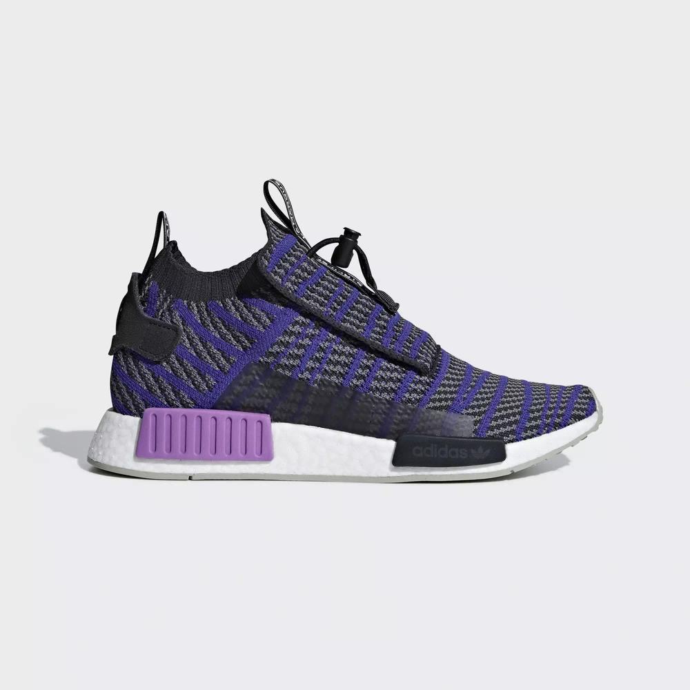 Adidas NMD TS1 Primeknit Tenis Grises Para Hombre (MX-29981)